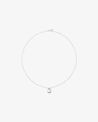 Tapered Dome Pendant Necklace in Sterling Silver