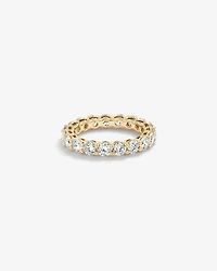 3.00 Carat TW Round Brilliant Laboratory-Grown Diamond Eternity Ring in 14kt Yellow Gold