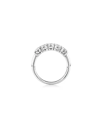 Evermore 5 Stone Wedding Band with 1 Carat TW of Diamonds in 14kt White Gold