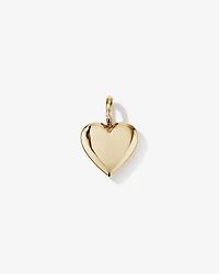 Diamond Heart Enhancer Pendant in 10kt Yellow Gold