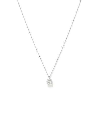 1.50 Carat TW Laboratory-Grown Diamond Solitaire Pendant in 14kt White Gold