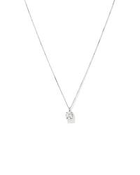 1.50 Carat TW Laboratory-Grown Diamond Solitaire Pendant in 14kt White Gold