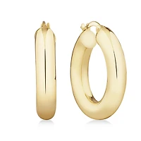 15mm Hoop Earrings in 10kt Yellow Gold