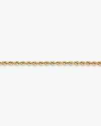 19cm (7.5") 4.4mm Width Semi-Solid Rope Bracelet in 10kt Yellow  Gold