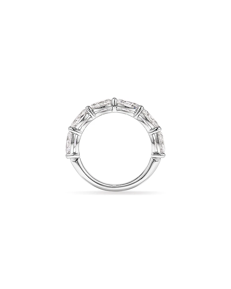 3.00TW Oval Laboratory-Grown Diamond Wedding Ring 14kt Gold
