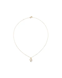 Lume Lab Marquise Pendant with 0.50 Carat TW of Laboratory-Grown Diamond in 10kt Yellow Gold