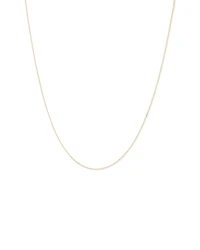 45cm (18") 1mm-1.5mm Width Solid Belcher Chain in 10kt Yellow Gold