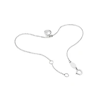 19cm (7.5") G Initial Bracelet in Sterling Silver