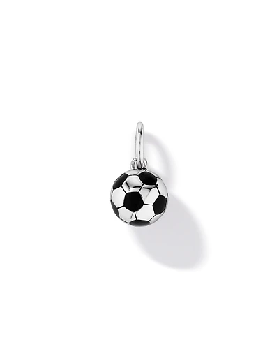 8.5mm Football Pendant in Sterling Silver