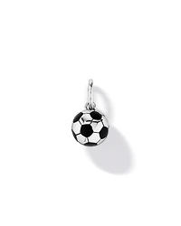 8.5mm Football Pendant in Sterling Silver