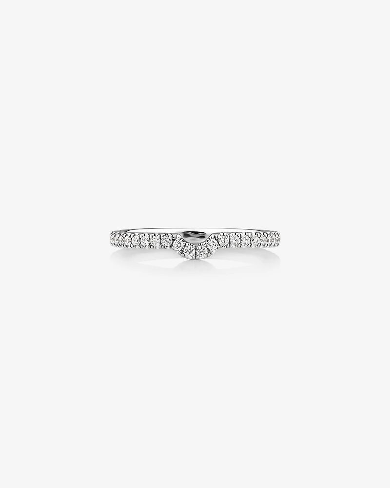 Alliance Sir Michael Hill Designer en or blanc 18 K avec diamants totalisant 0,22 ct