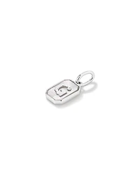 Pendentif initiale Lettre en nacre et argent sterling