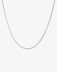 55cm (22") 1.5mm-2mm Width Curb Chain in Sterling Silver