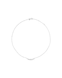 1.00TW Collier diplômé en diamant de laboratoire en argent