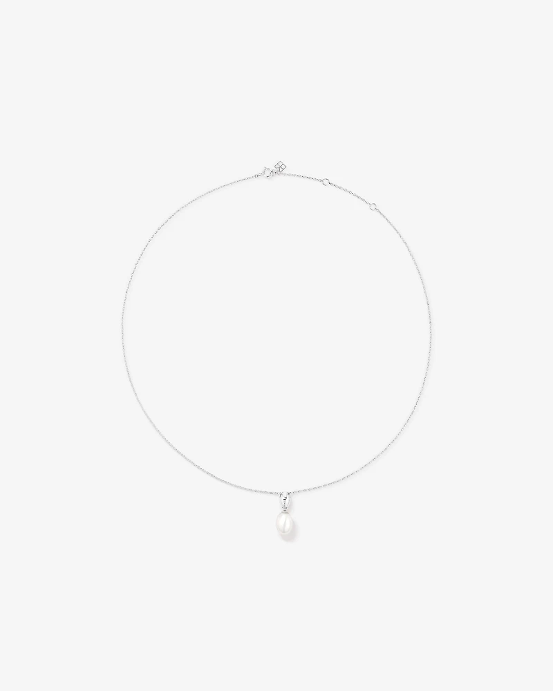 Ensemble En Argent Sterling Avec Boucles D’Oreilles À Tige Pendantes Et Pendentif En Perle D’Eau Douce De Culture Ovale