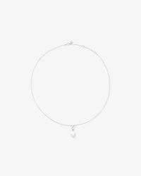 Ensemble En Argent Sterling Avec Boucles D’Oreilles À Tige Pendantes Et Pendentif En Perle D’Eau Douce De Culture Ovale