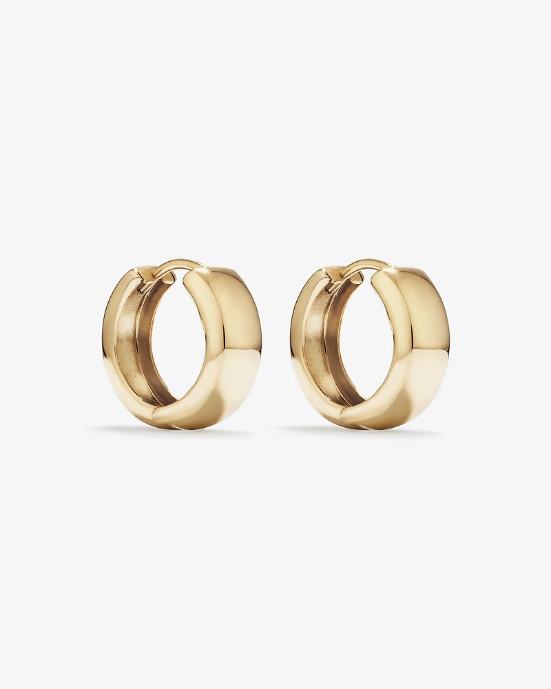 Anneaux courts en or jaune 10 K