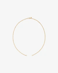 50cm (19.7") Solid Belcher Open Chain in 10kt Yellow Gold