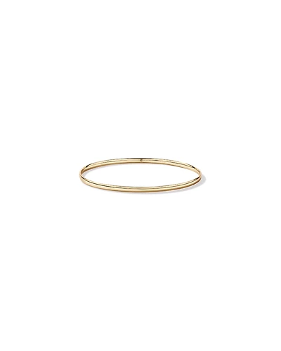 Classic Round Bangle in 10kt Yellow Gold