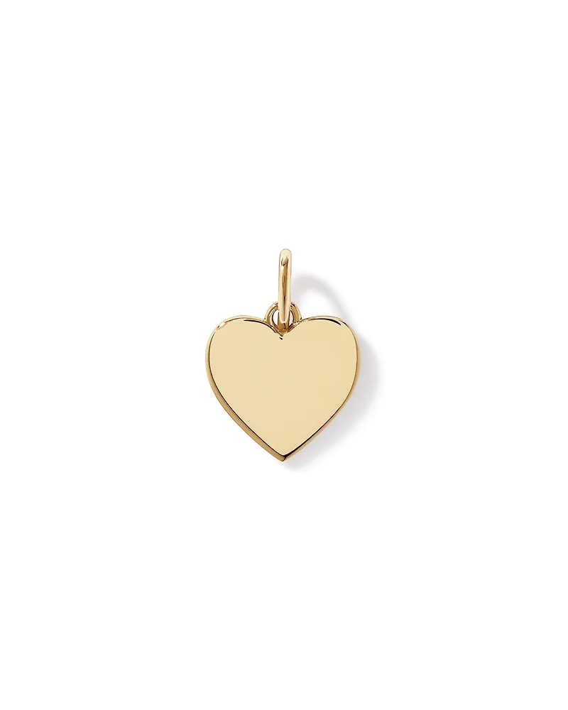 Rainbow Heart Pendant in 18Kt Vermeil with Enamel