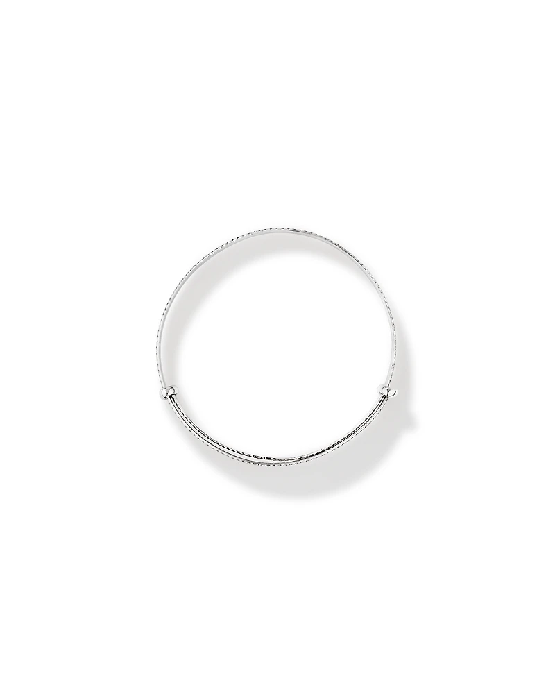 42mm Expandable Baby Bangle in Sterling Silver