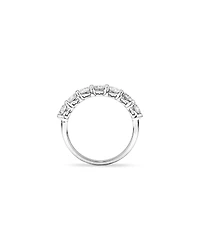 7 Stone Claw Wedding Ring with 1.61 Carat TW of Diamonds in 14kt White Gold