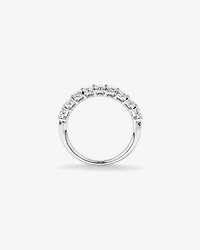 1.17 Carat TW Oval Laboratory-Grown Diamond Wedding Ring in 14kt White Gold