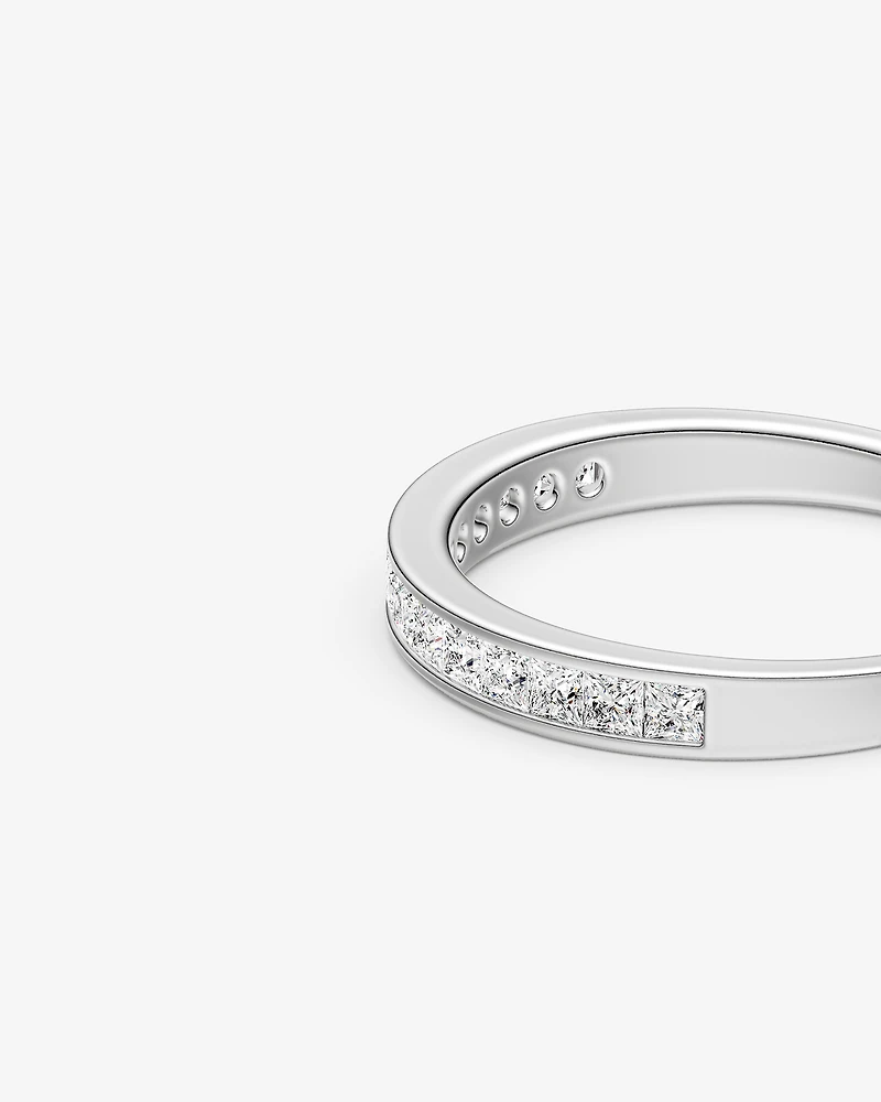 Alliance Evermore en or blanc 14 K avec diamants totalisant 0,50 ct