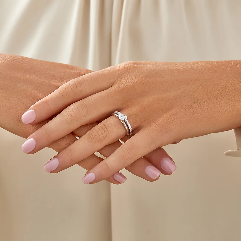 Sir Michael Hill Designer Wedding Band with 0.27 Carat TW of Diamonds in 14kt White Gold