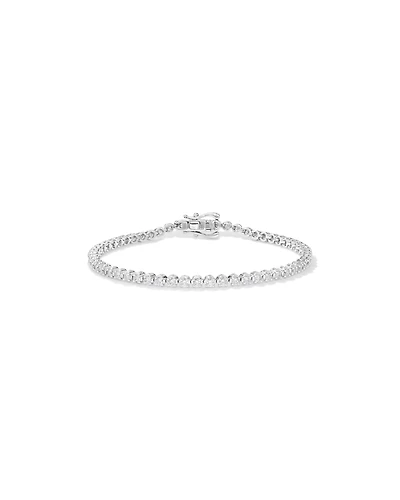 Carat TW Laboratory-Grown Diamond Tennis Bracelet in Sterling Silver