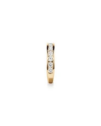 1.00 Carat TW Channel Set Round Brilliant Laboratory-Grown Diamond Wedding Ring in 14kt Yellow Gold