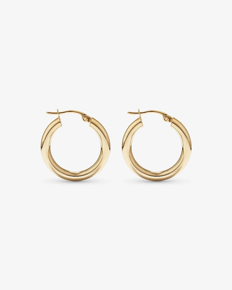 Anneaux en or jaune 10 K de 15 mm