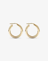 Anneaux en or jaune 10 K de 15 mm