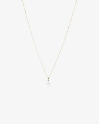 Pendentif en or jaune 10 K avec perle d'eau douce de culture