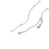 45cm (18") 2mm-2.5mm Width Adjustable Bead Necklace 10kt Yellow Gold