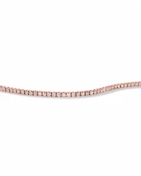 4.92 Carat TW Diamond Tennis Bracelet in 10kt Rose Gold