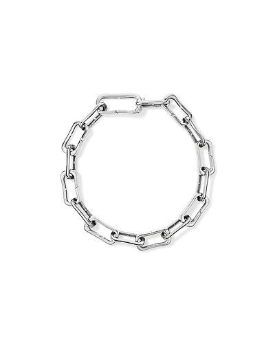 20.5cm (8.1") Alternate Clip Link Bracelet in Sterling Silver