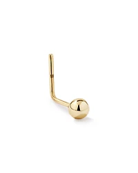 Ball Nose Stud in 10kt Yellow Gold