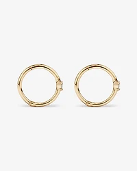 Diamond Accent Sleeper Earrings 10kt Yellow Gold
