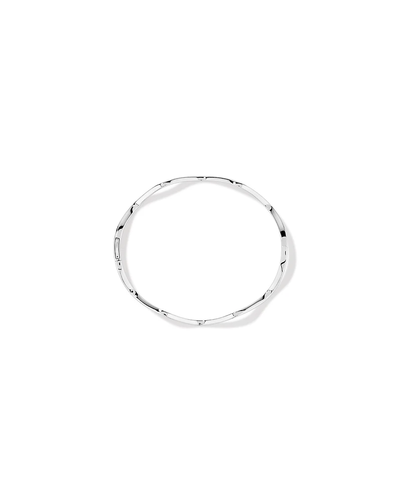 Bracelet Vague En Argent Sterling