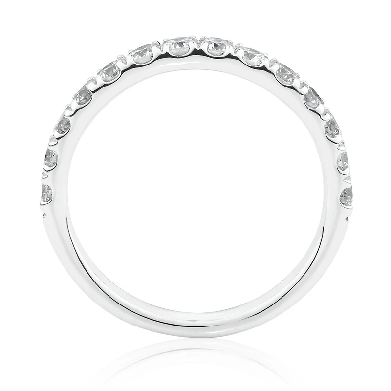 Evermore Wedding Band with 0.75 Carat TW Diamonds in 14kt White Gold