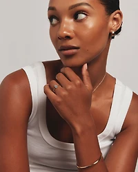 1.00 Carat TW Oval Cut Diamond Solitaire Engagement Ring in 14kt Yellow and White Gold