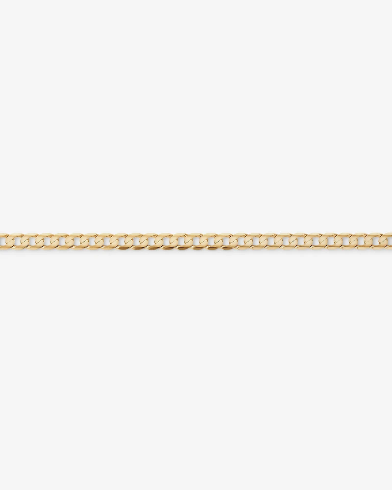 17cm (22") 4.5mm-5mm Width Curb Bracelet in 10kt Yellow Gold