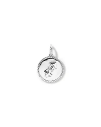 Diamond Accent Sagittarius Zodiac Pendant in Sterling Silver