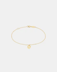 19cm (7.5") Q Initial Bracelet in 10kt Yellow Gold