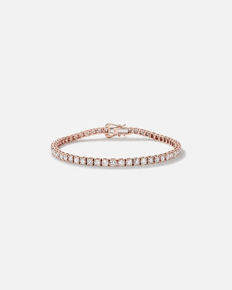 4.92 Carat TW Diamond Tennis Bracelet in 10kt Rose Gold