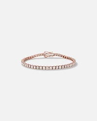 4.92 Carat TW Diamond Tennis Bracelet in 10kt Rose Gold