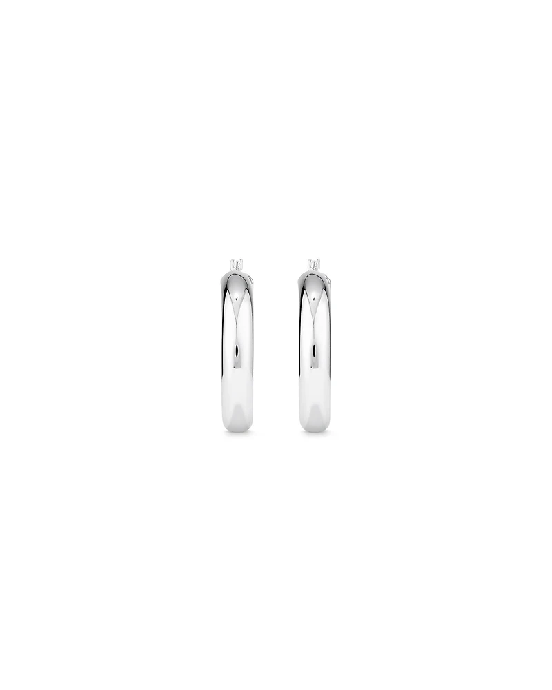 25mm Hoop Earrings in Sterling Silver