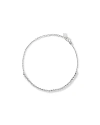 Bracelet de tennis en diamant TW de 0,50 carat cultivé en laboratoire en or blanc 10 carats