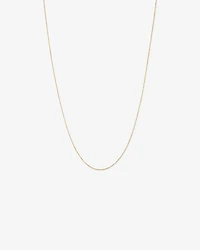 50cm (20") 0.66mm Width Box Chain in 10kt Yellow Gold